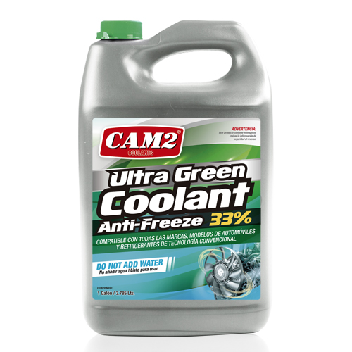 CAM2 Ultra Green Coolant Antifreeze 33%